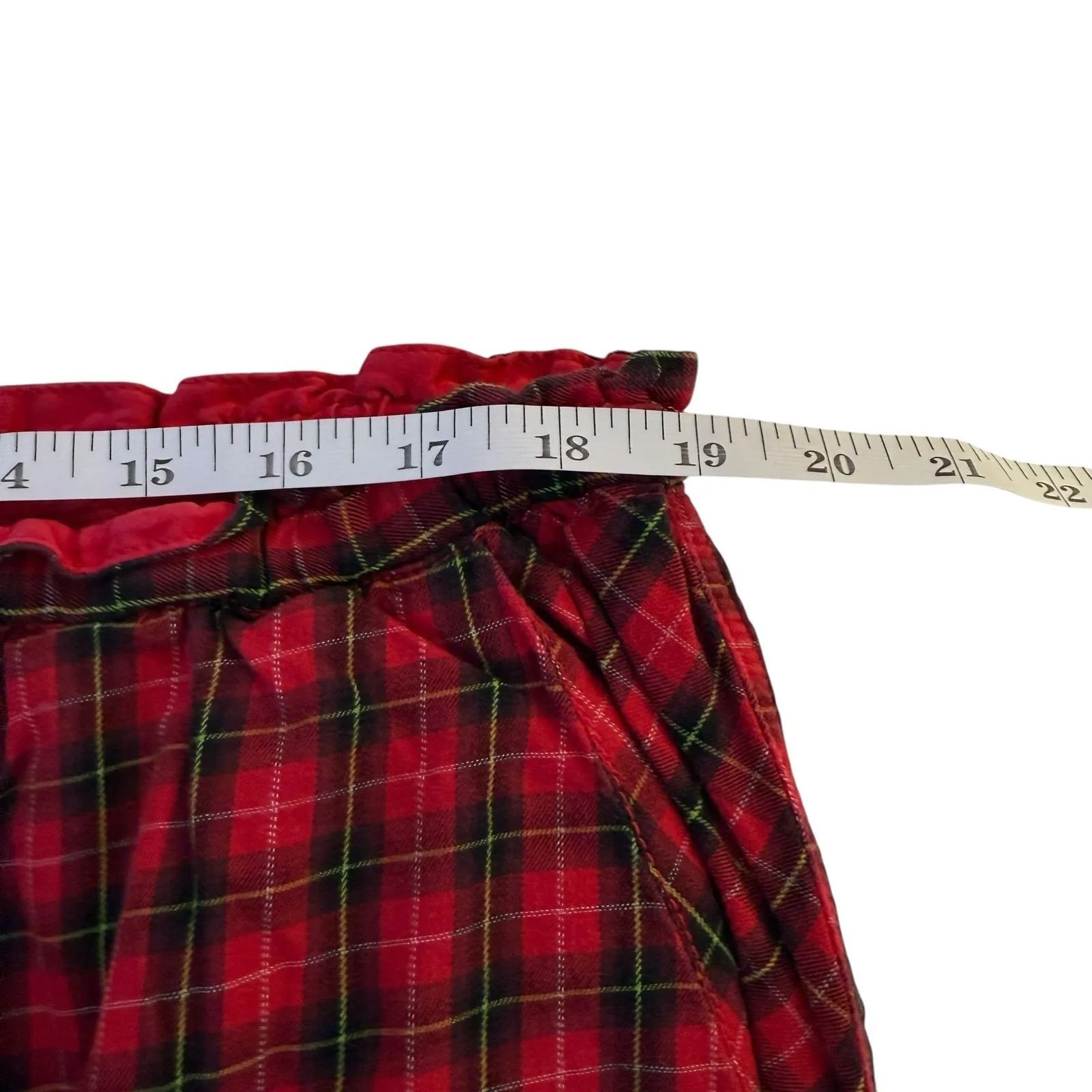 Victoria's Secret Red Plaid 2 Piece Pajama Set XL Holiday Christmas Heritage - Image 12