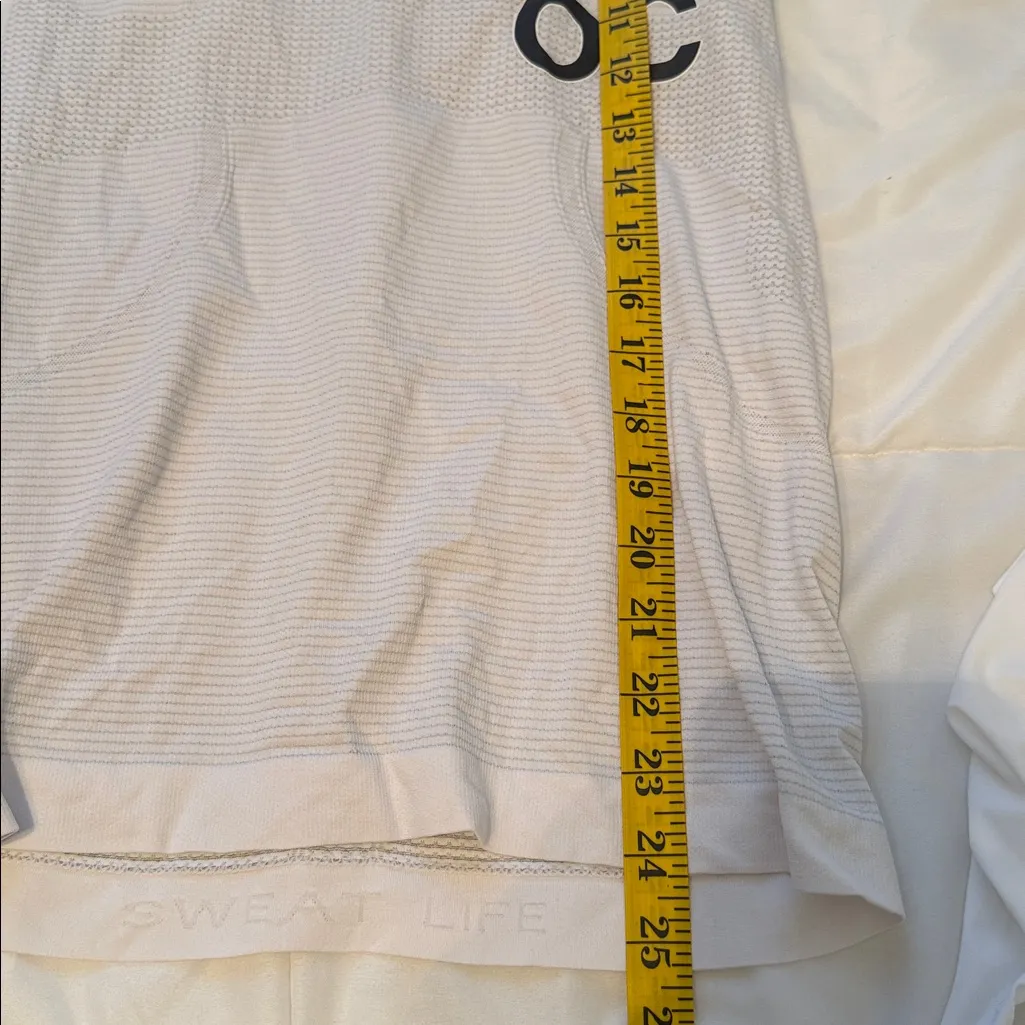 Lululemon Swiftly Tech Tank Top, White “I ❤️ OC”, Size 6 - Image 9