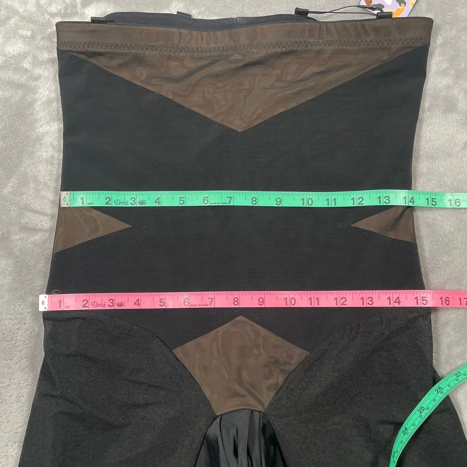 Honeylove Shapewear 1X Black SuperPower Girl Short Compression Shaping Smoothing - Image 8