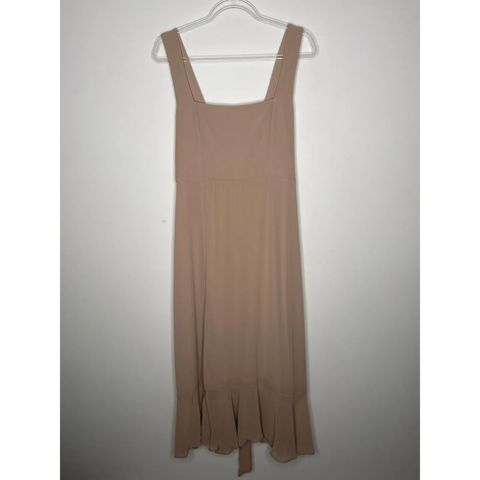 Show Me Your Mumu -Claire Midi Dress- Soft Beige Chiffon- Size Large -NWT - Image 4