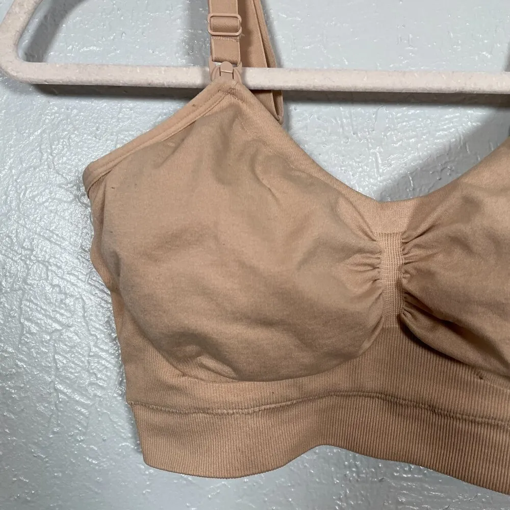 Kindred Bravely Women Maternity L Reg Beige Dual Nursing Pumping Bra Wireless Size undefined - Image 2