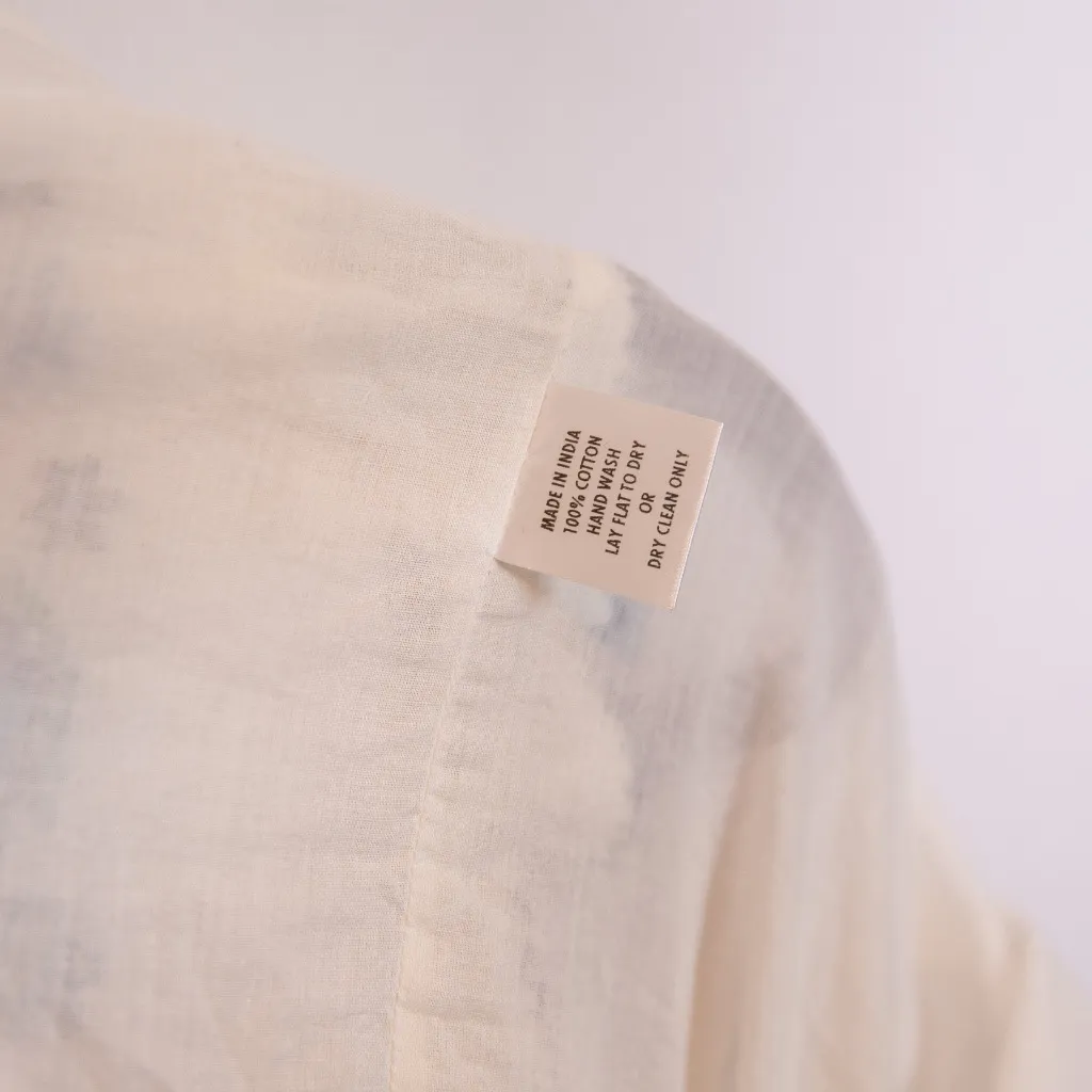 The Coast Brand Kea Lani Cotton Voile Floral Flower Embroidered Midi Dress Small - Image 3