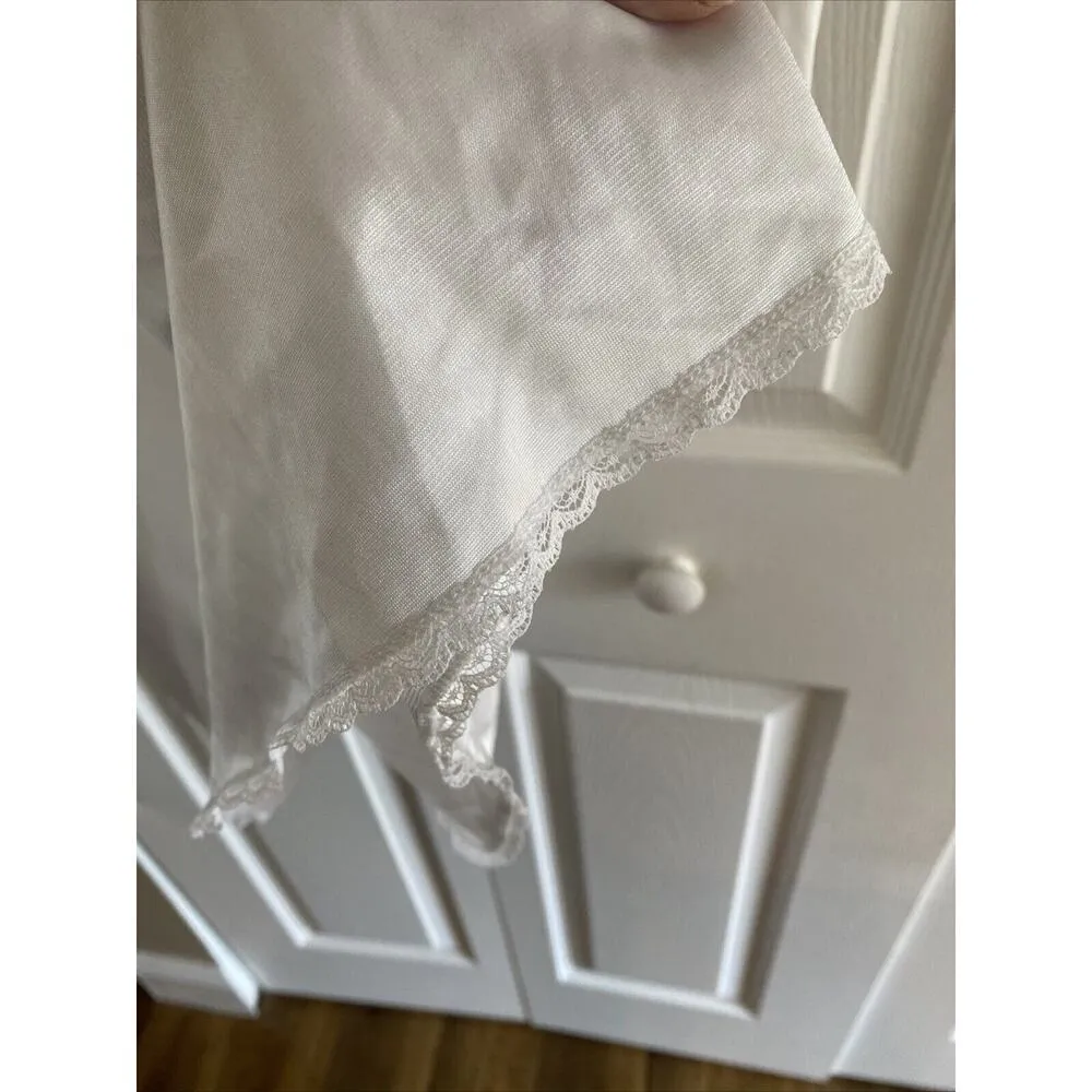 Vassarette Woman Comfortable Lingerie ivory White Full Lace Slip‎ New nightie Size undefined - Image 6