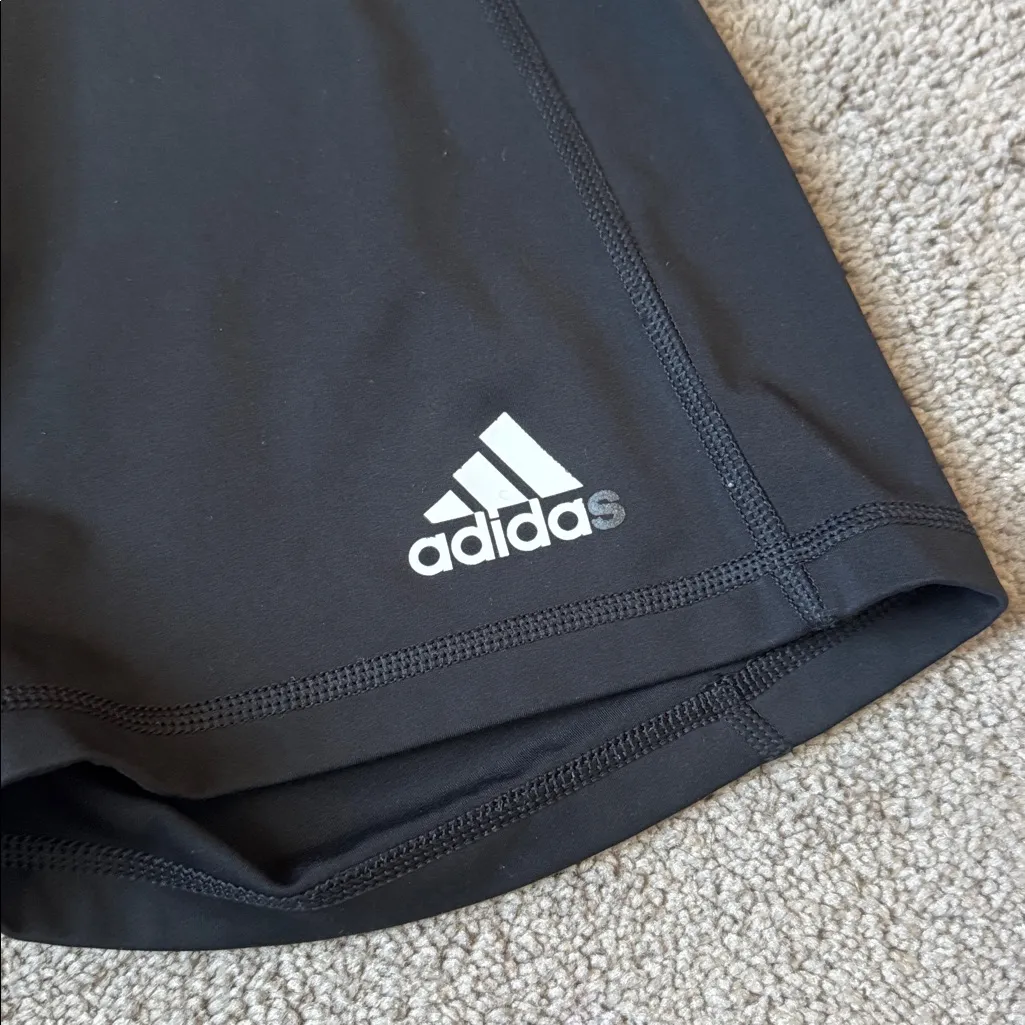 Adidas Aeroready Black Spandex Shorts SIZE M - Image 2