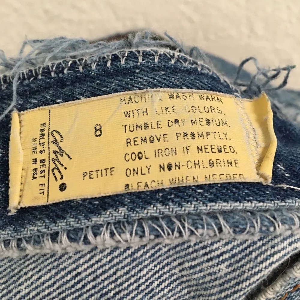 Vintage Chic acid wash high waisted straight leg light wash denim jeans … Blue Size 25 - Image 3