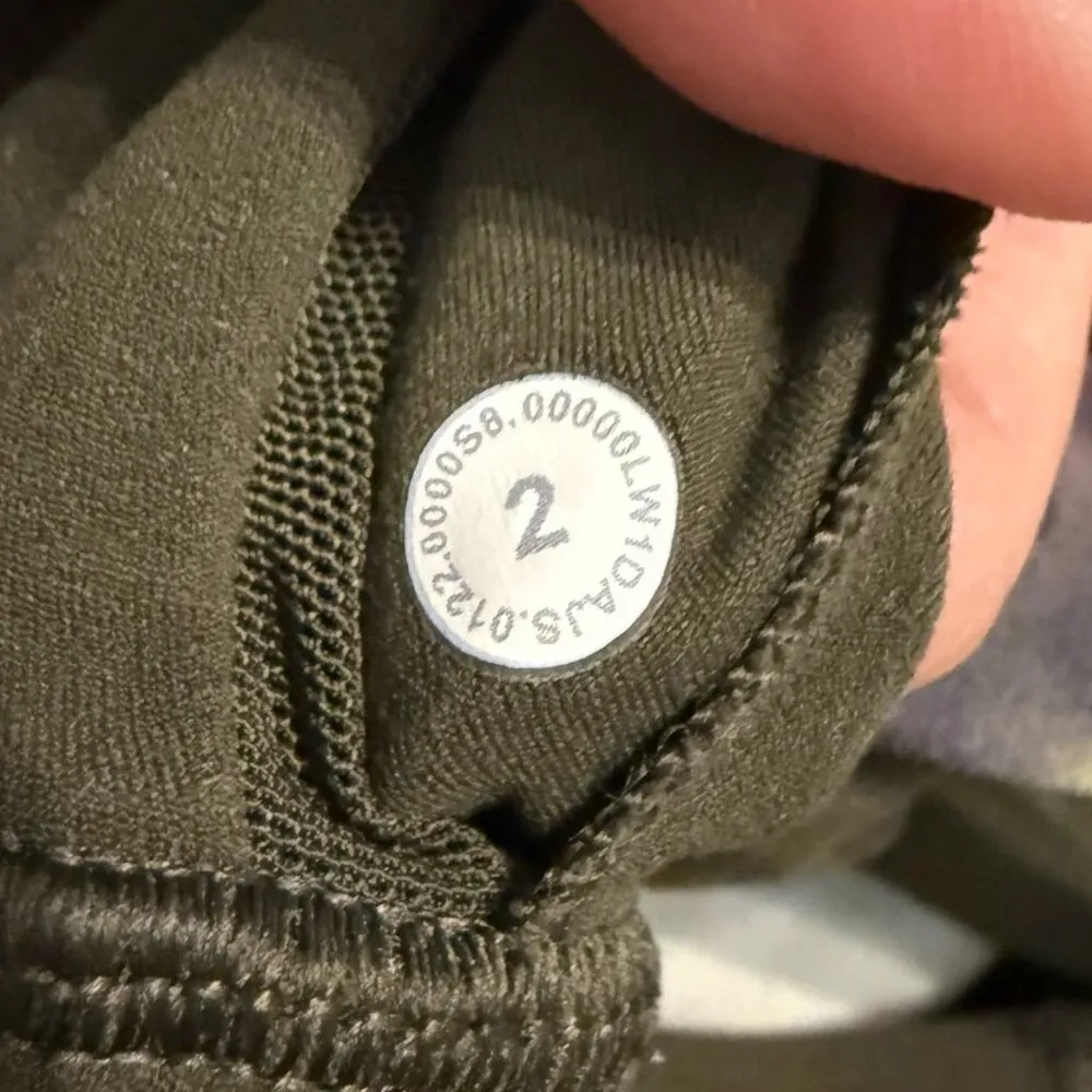 Lululemon Cropped Align Tank Top Soft Focus Splatter Green Multi - Image 3