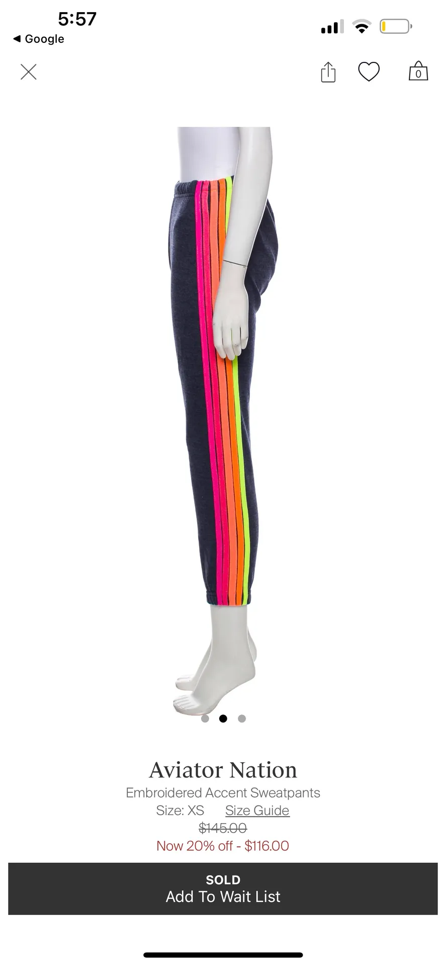 Aviator Nation aviator sweatpants - Image 3