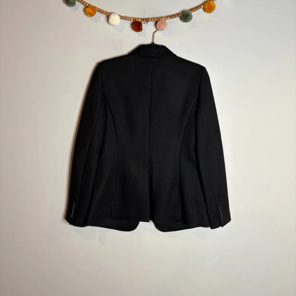 Ann Taylor black wool blend single button blazer jacket - Image 6