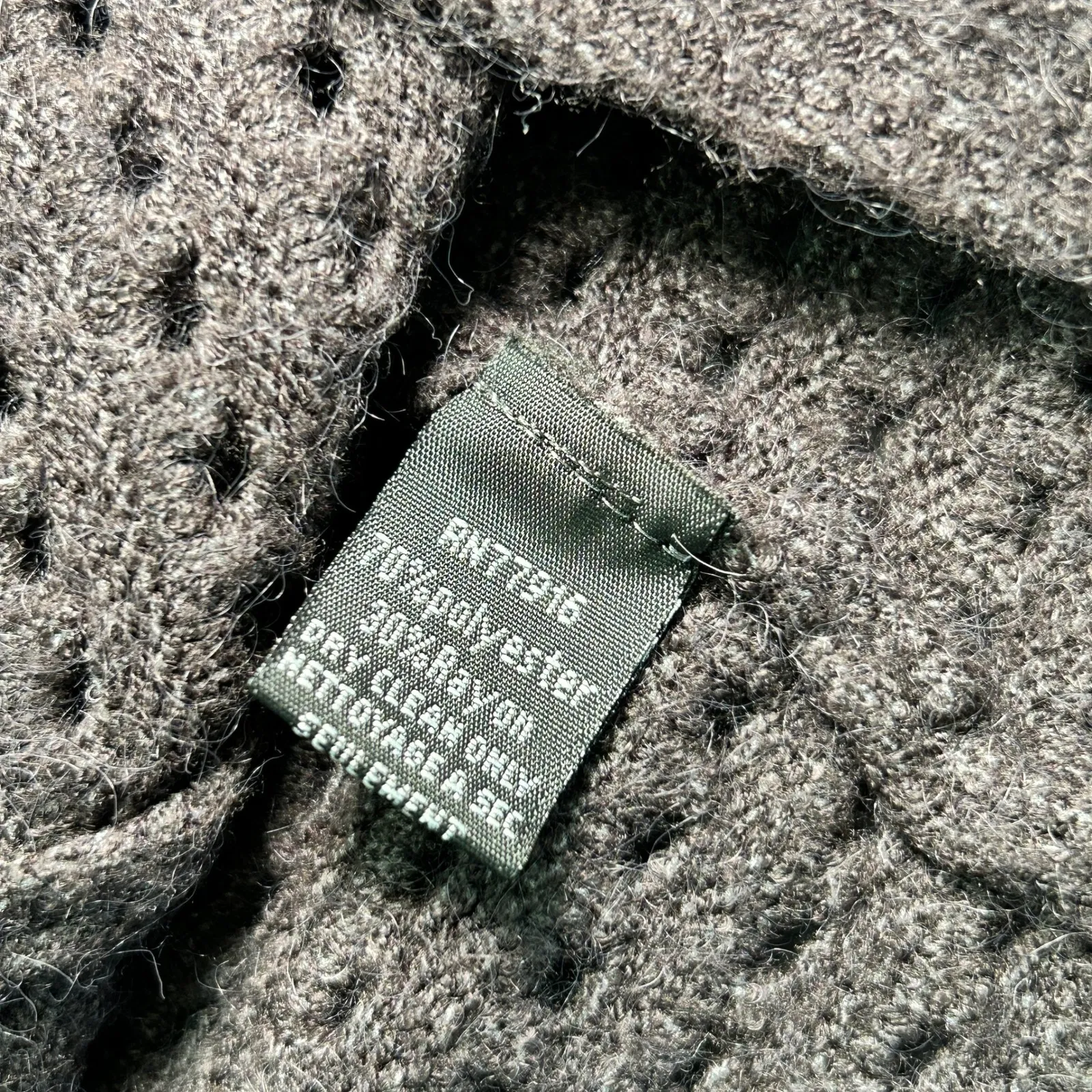 Akemi + Kin Knit Open Front 3/4 Sleeve Cardigan Sweater O/S Charcoal Gray - Image 5