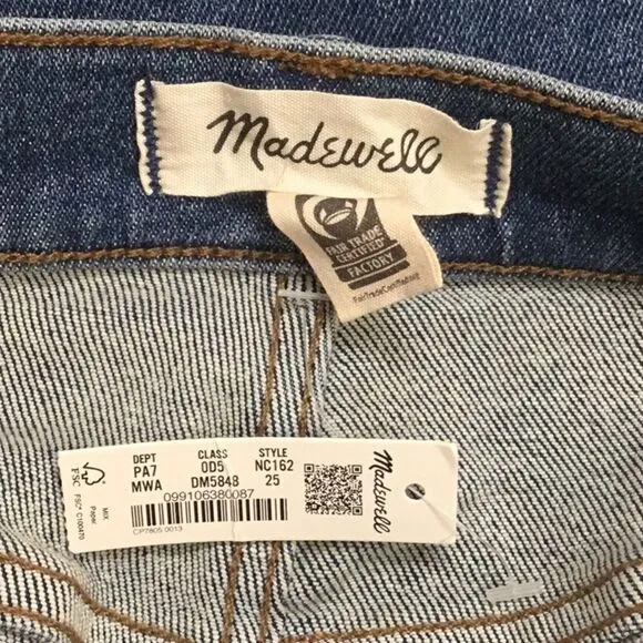 NEW Madewell the Perfect Vintage‎ Jean in Melgrove Wash, 25 - Image 12