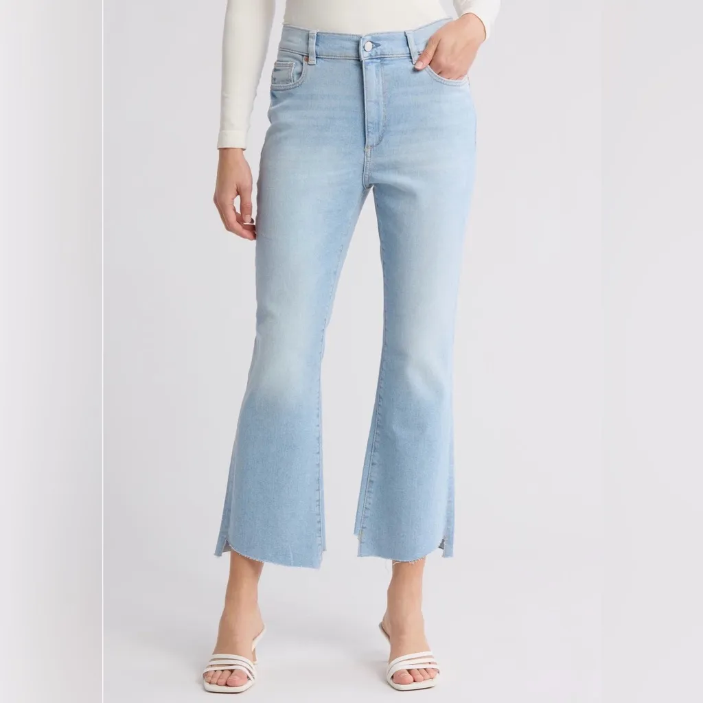 DL1961 Instasculpt Light Wash Bootcut Jeans - Image 6