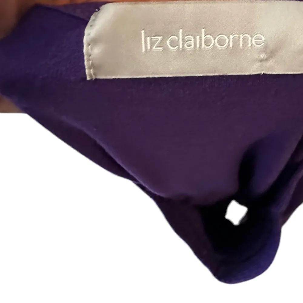 Liz Claiborne  Purple Top - Image 5