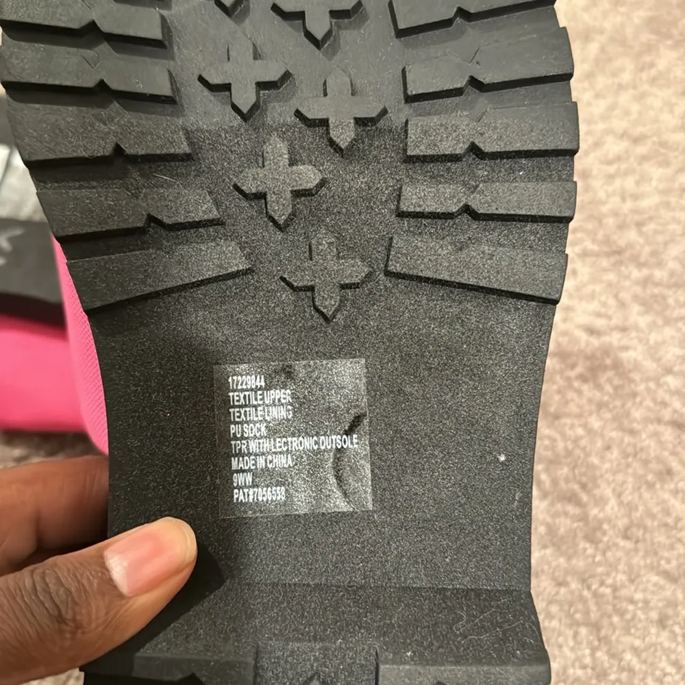 Torrid Neon Pink Open Toe Chunky Platform Sandals SIZE 9 - Image 5