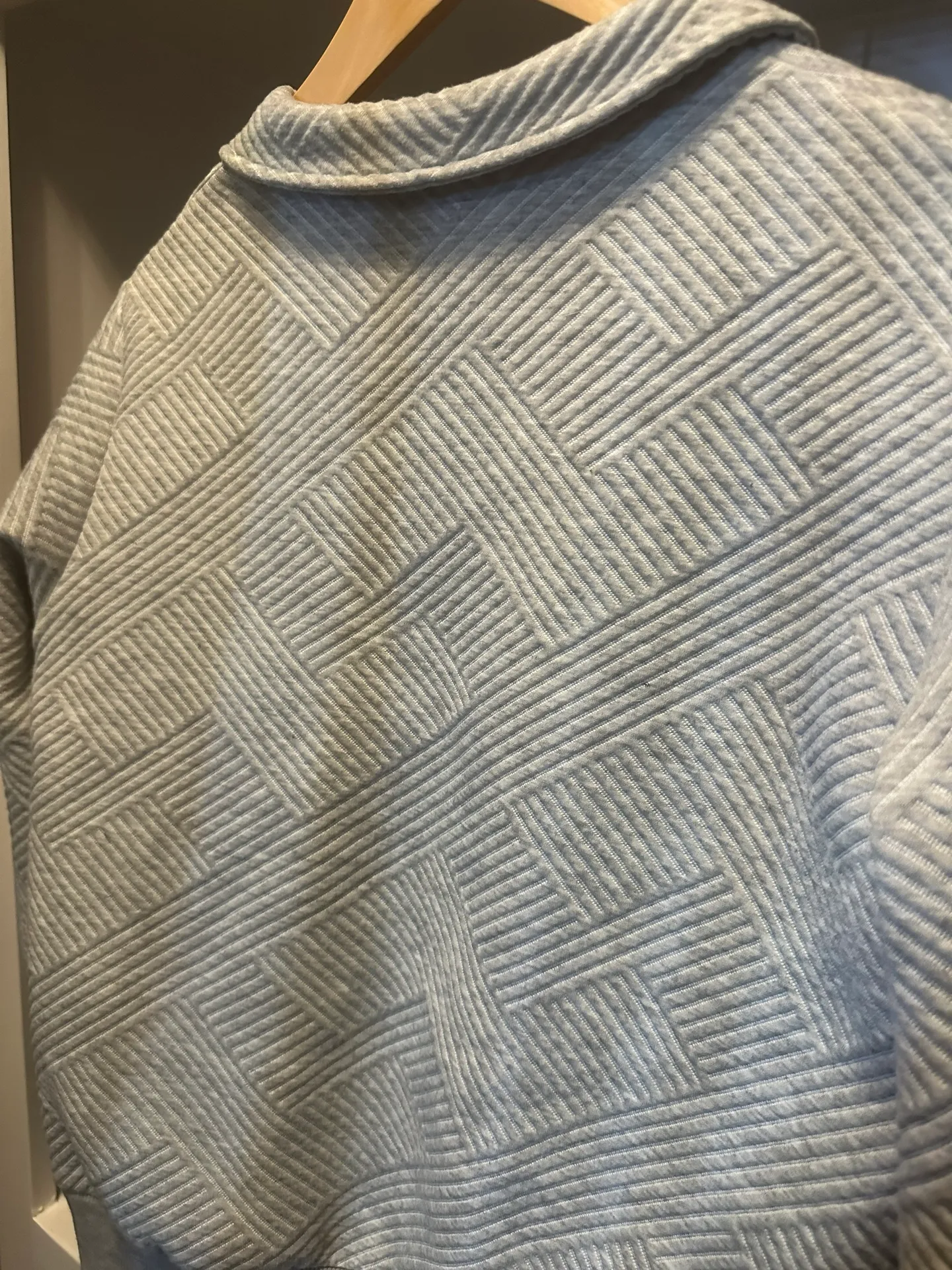 Half button up pullover Gray - Image 3