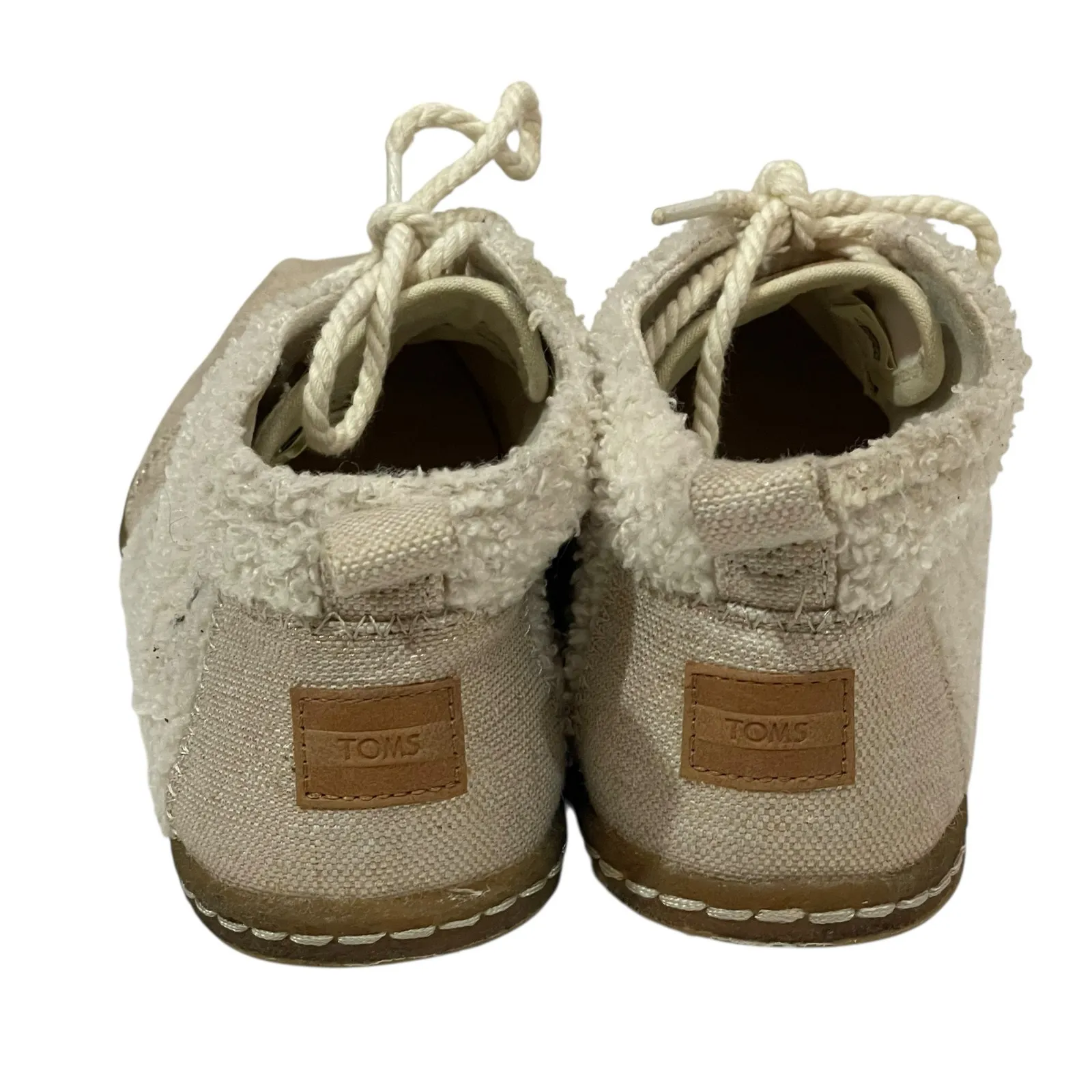 Toms  Women's Bota Blended Boots in Natural Plush Shearling 9.5 - Image 7