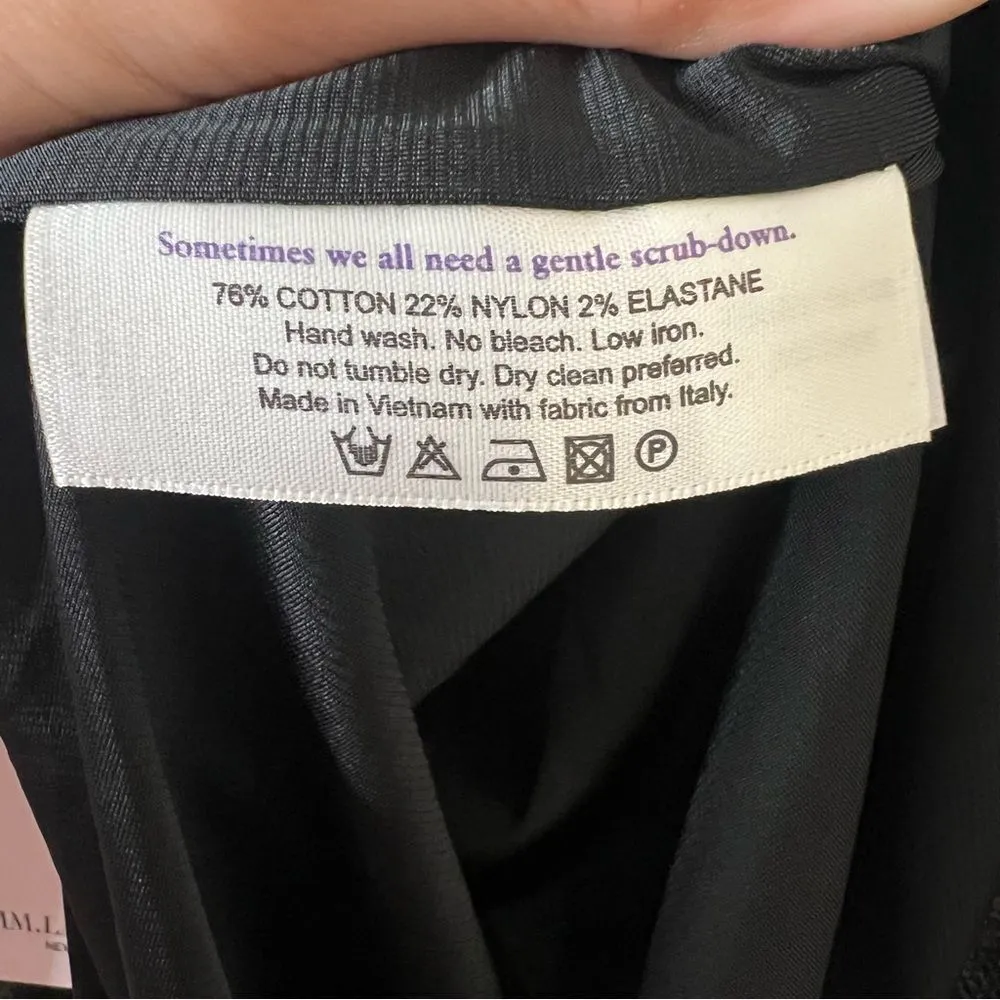 MM Lafleur Aditi Sheath Dress in Black and White Crackle Print NEW Size 2 - Image 9