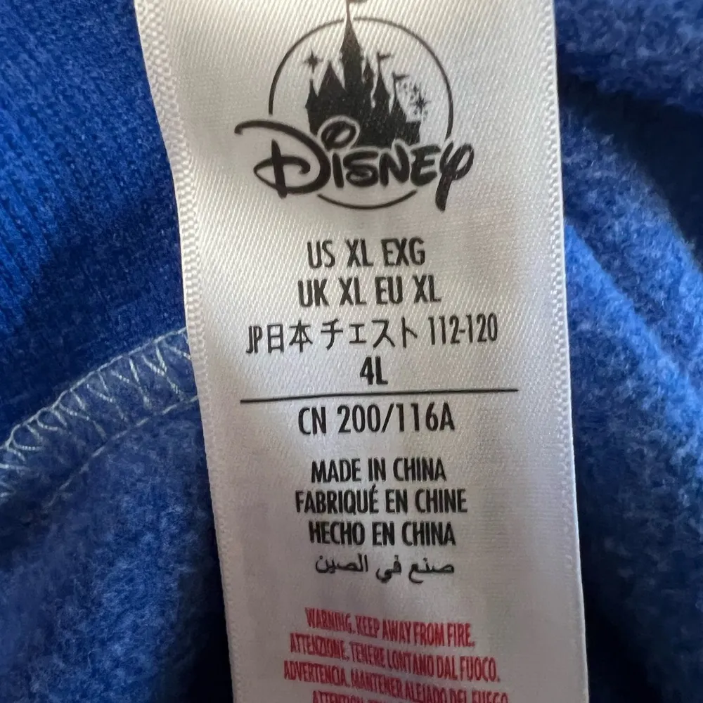 Disneyland Resort Exclusive Sweatshirt Mickey Mouse Logo NWT Blue Unisex XL - Image 7