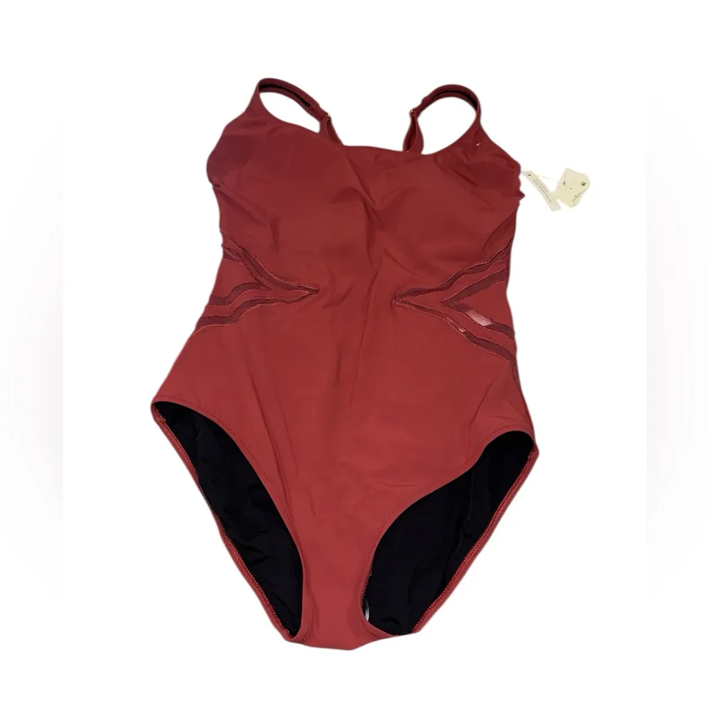 NWT $168 Gottex Day Dreamer Full Coverage Square Neck One Piece Swimsuit 16 - Image 6