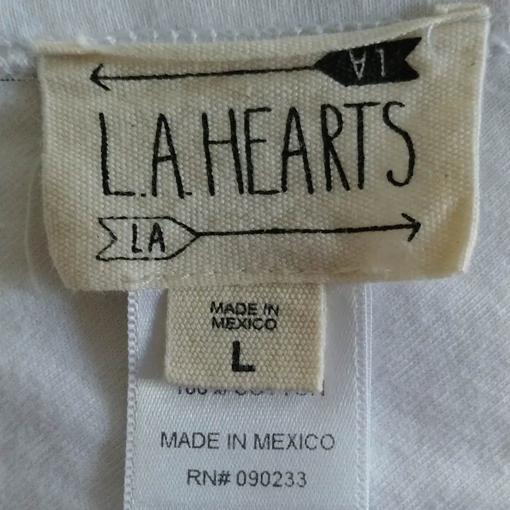 L.A. Hearts White Tie Halter top - Image 5