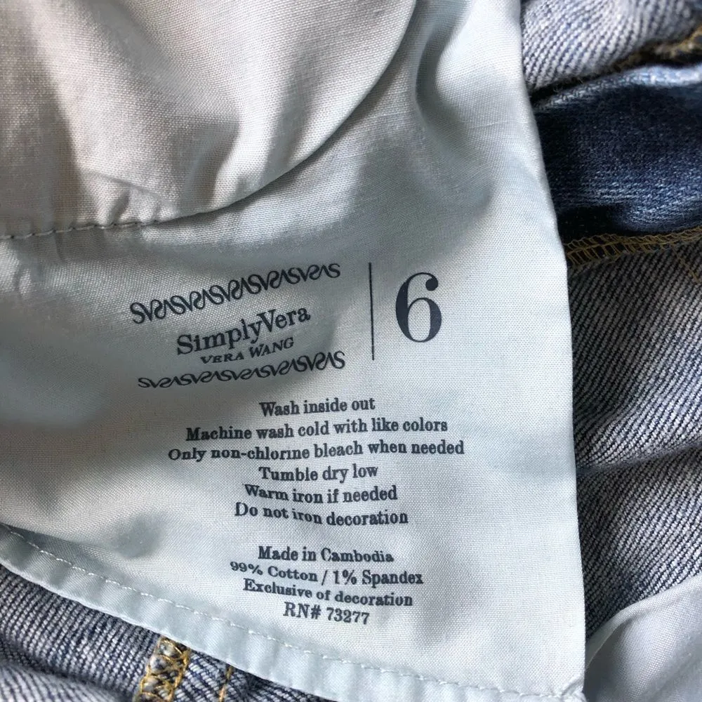 Vera Wang Denim Bermud - Image 5