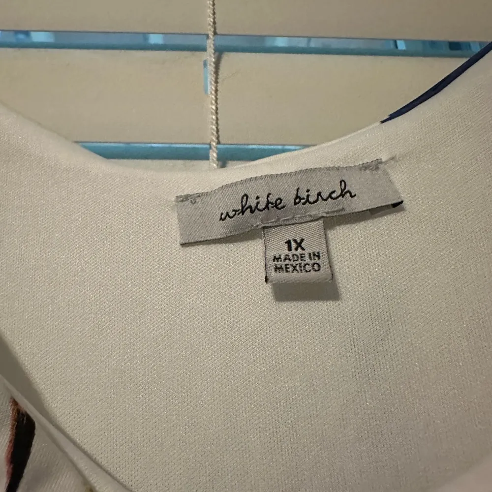 White Birch tropical maxi dress, 1X - Image 2