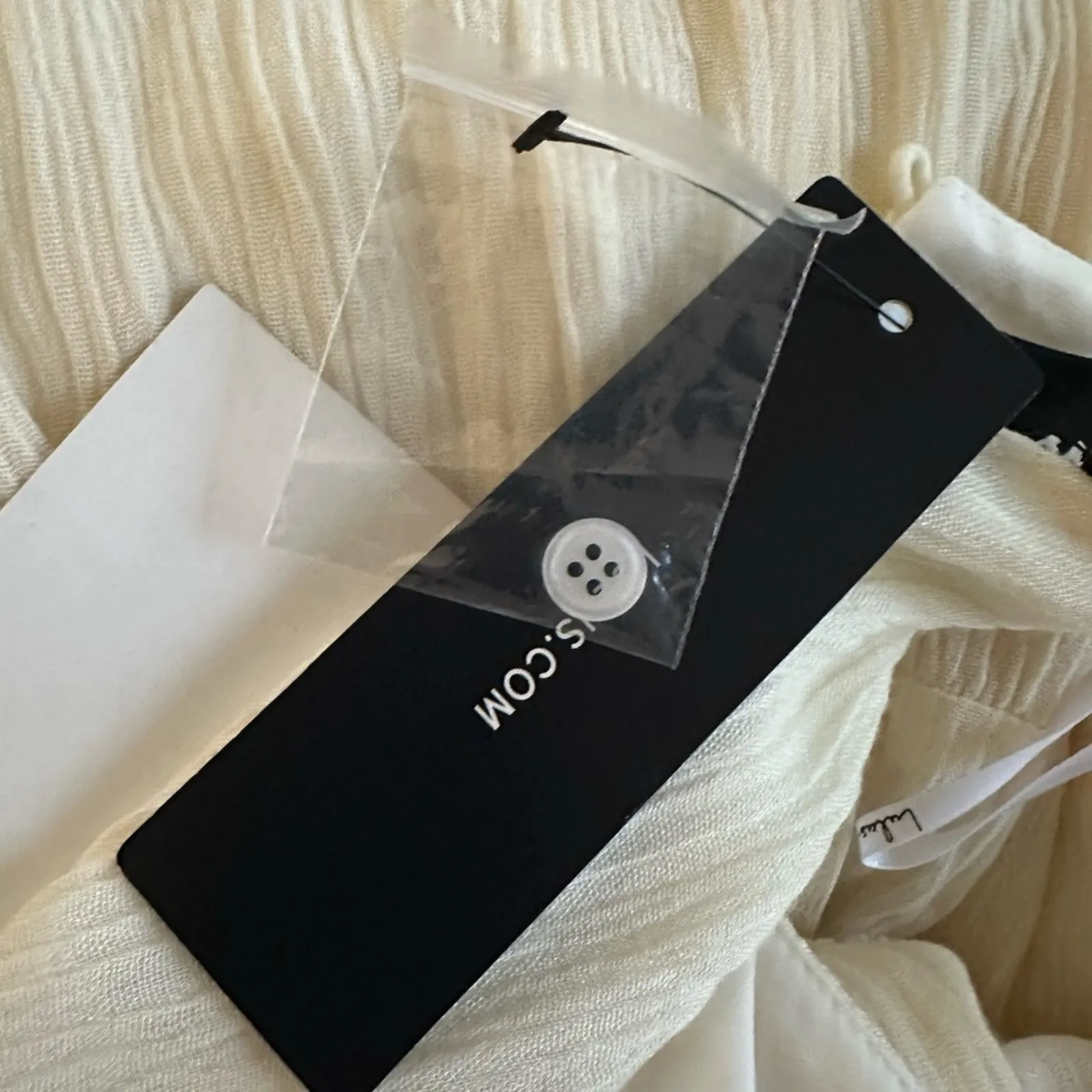 NEW Lulus Cream Crochet Embroidered Halter Tiered Boho Maxi Dress Beach Bridal - Image 6