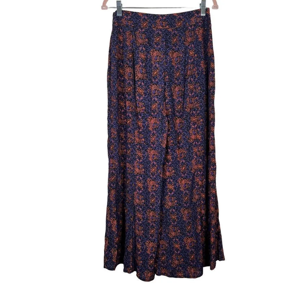 Elevenses Anthropologie Tessie Wide Leg Cropped Pants Culottes Size 6 NW… - Image 4