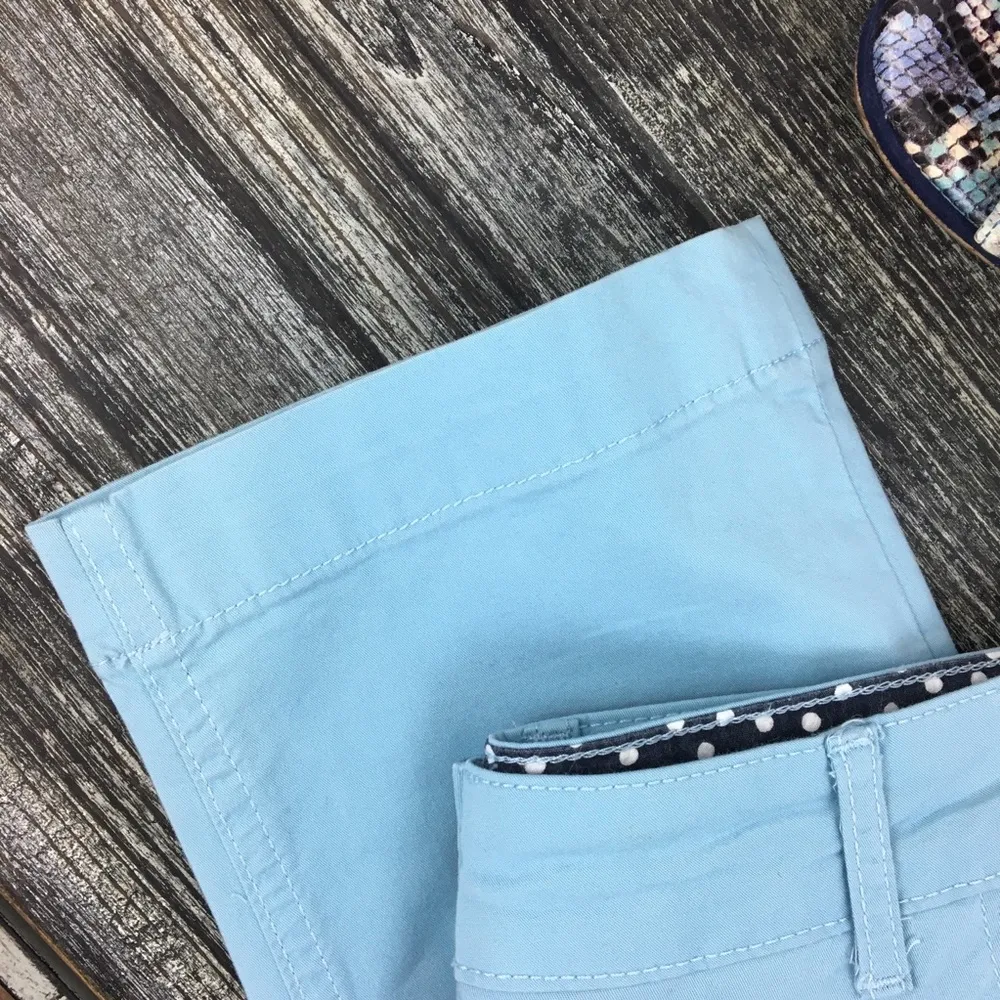 Boden Blue Cotton Ankle Length Casual Pants 6 - Image 4