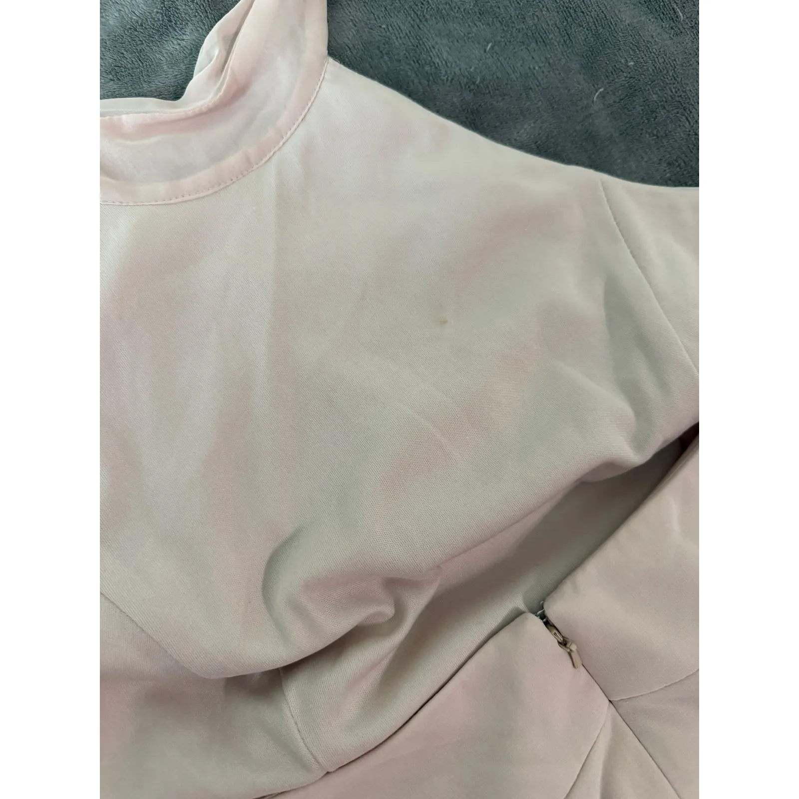 After‎ Six High Neck Halter Backless Maxi Dress Cameo 1545 Size 10R NWT Glam Tan - Image 11