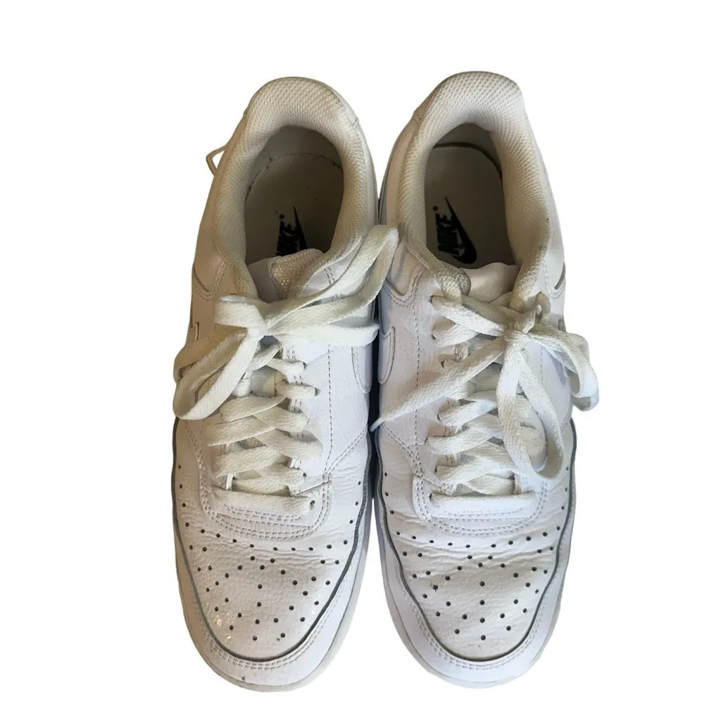Nike White‎ Court Vision Low Women's Shoes CD5434-100 Size 9 - Image 7