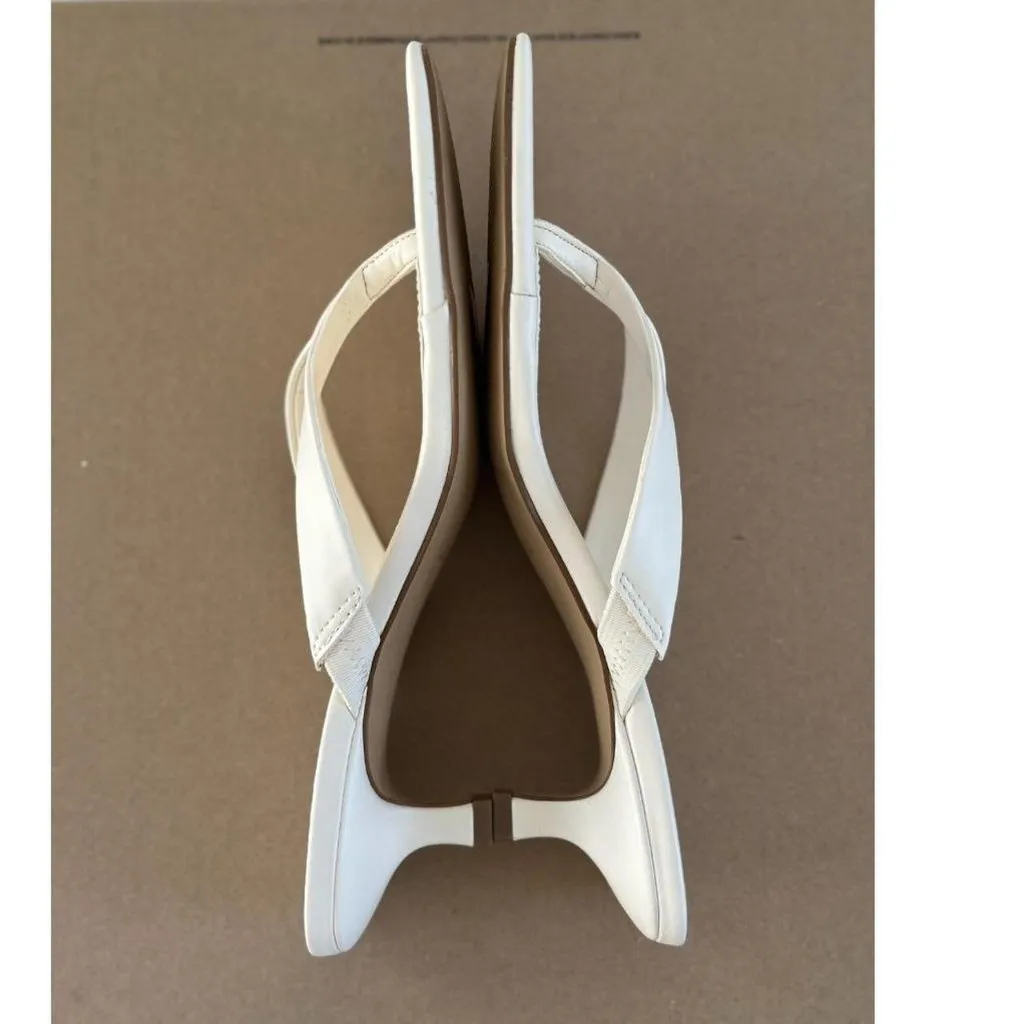 J.Crew Kitten Heel Sandals in Ivory, Size 7.5 - Image 8