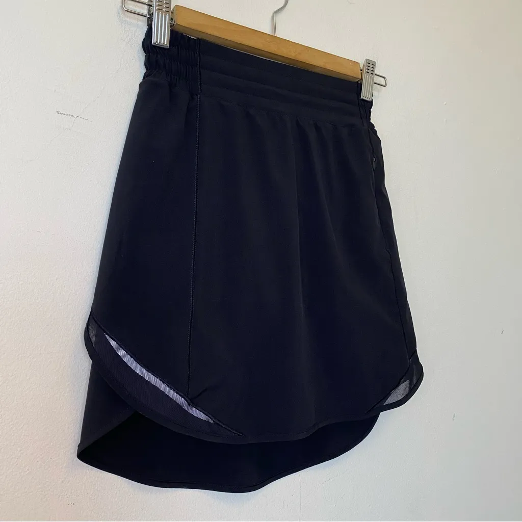LULULEMON Hotty Hot High-Rise Lined Active Skirt *Long Black Sz 2 XS - Image 6