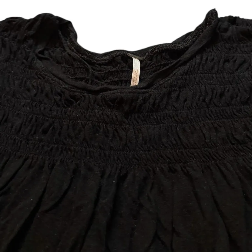 Free People  Womens Dani Shirred Basic T-Shirt - Image 4