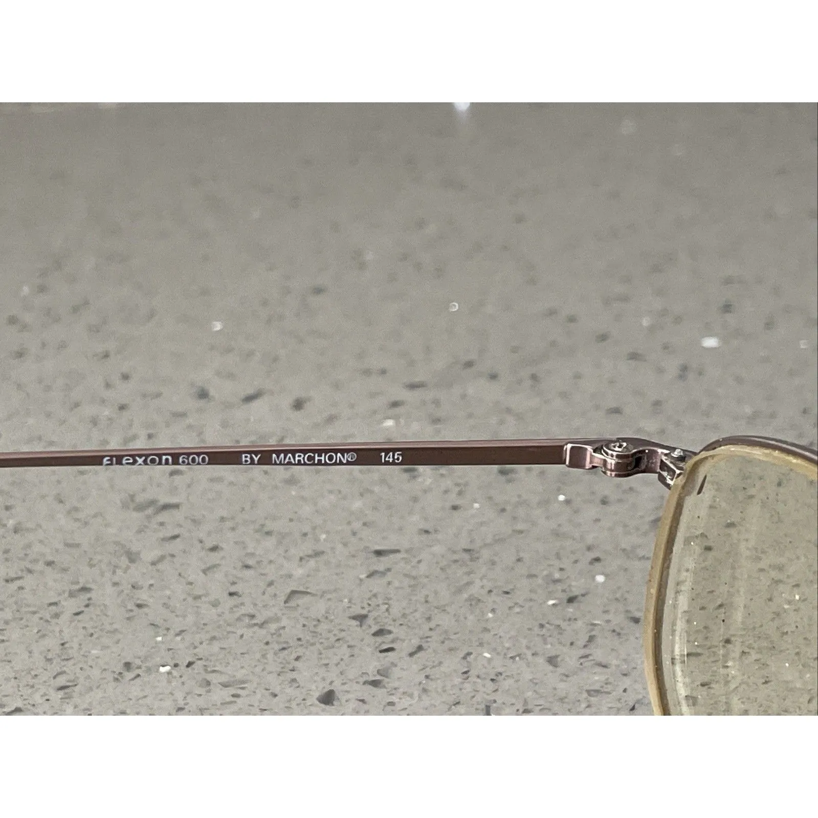 Flexon by Marchon 600 Eyeglasses Frames Only Full Rim 54[]18 145 Shiny Brown - Image 8