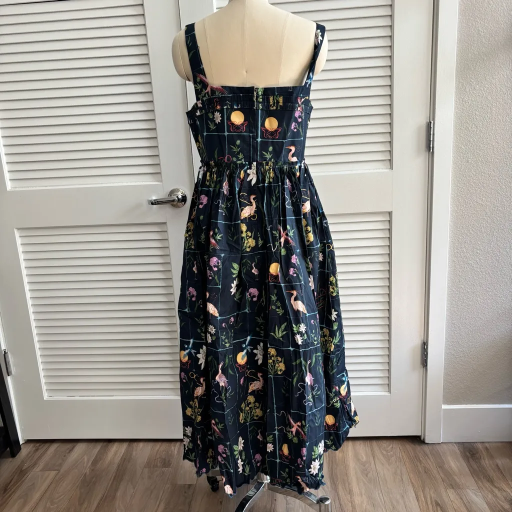 Agua by AguaBendita Navy Floral Dress - Image 11