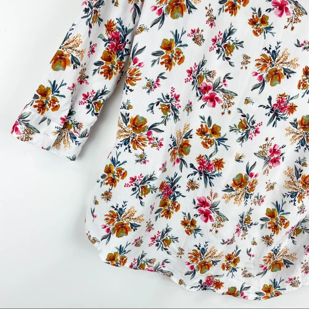 Zara White Floral Boho Top - Image 12