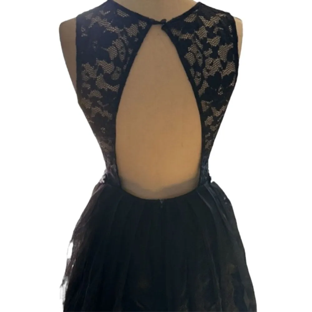 B. Darlin Women's Junior Black Sleeveless Prom, Party, Formal, Wedding Dress - - Image 6