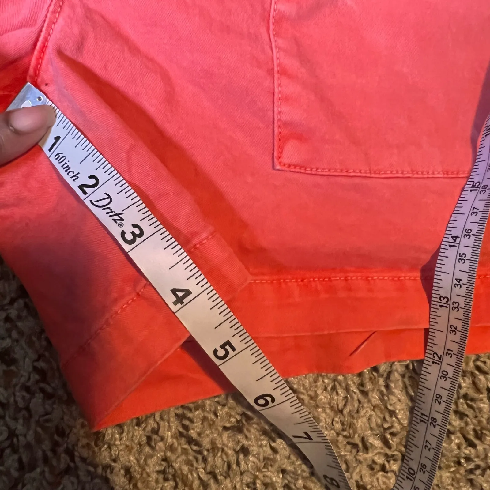 Sanctuary x‎ Anthropologie Shorts High Rise Red Vermillion Size 25 - Image 6