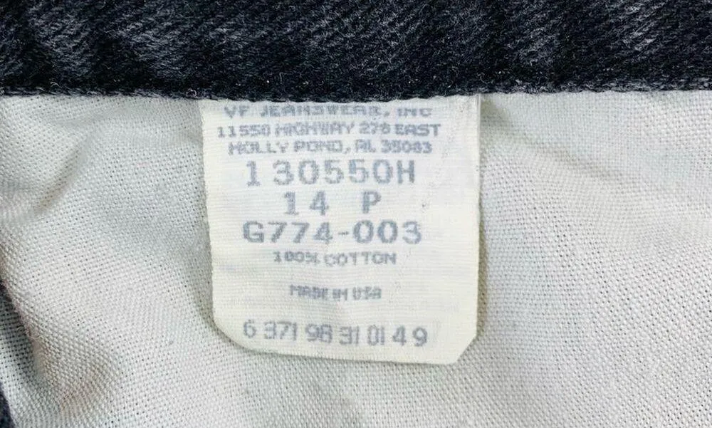 Vintage Black Lee Jeans Hi Waisted waist 33" - Image 5