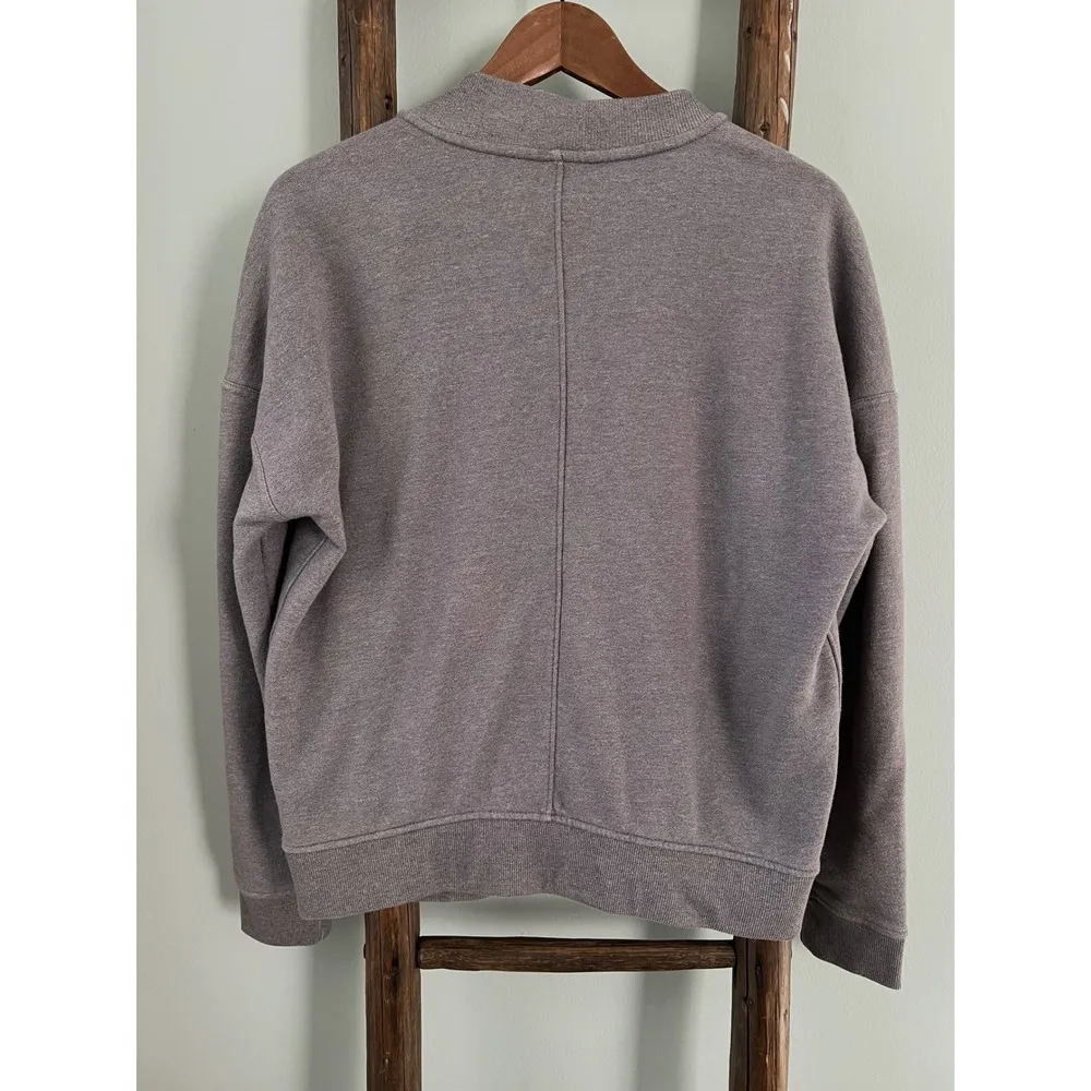 Under Armour  Full Zip Jacket Athletic Warm Up Pockets Gray Size S - Image 2