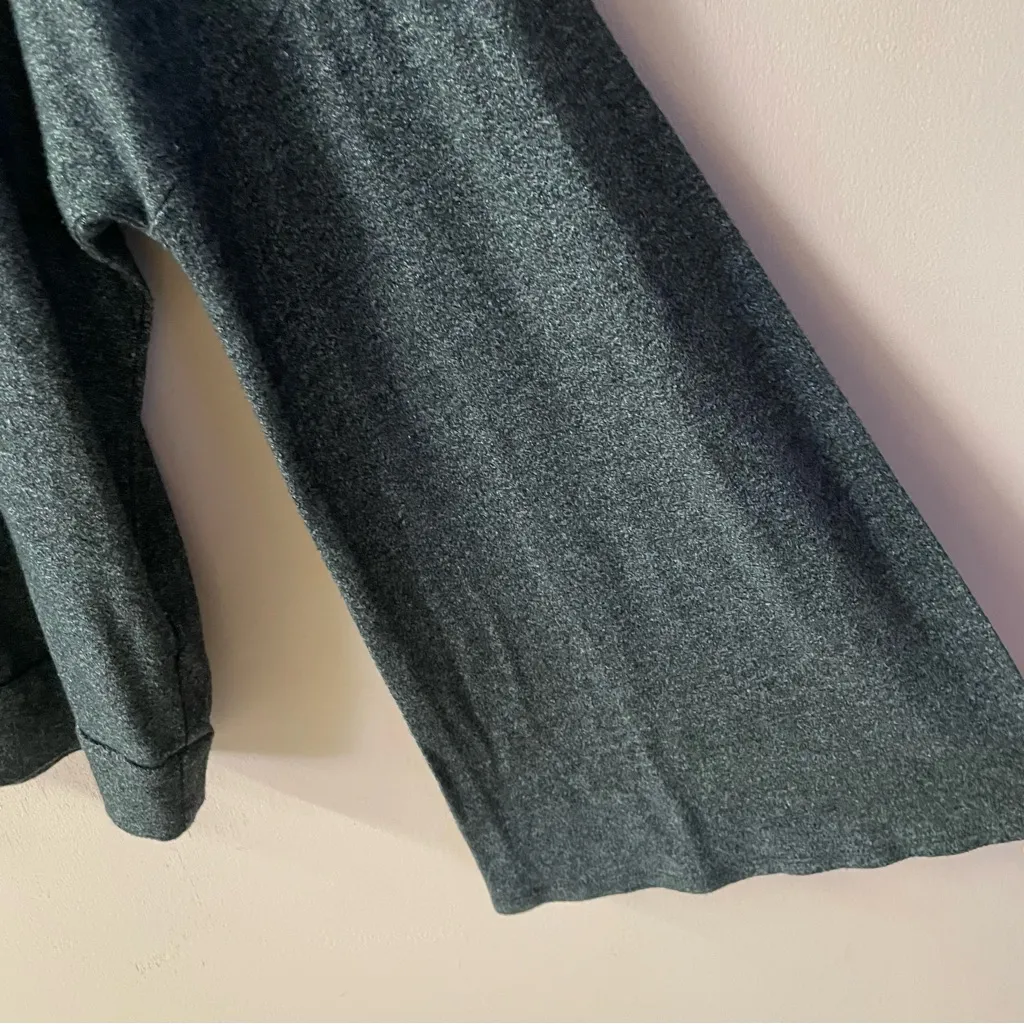 Caution to the Wind Dark Gray Flared Sleeve Boxy Fit Hoodie Size M EUC - Image 3