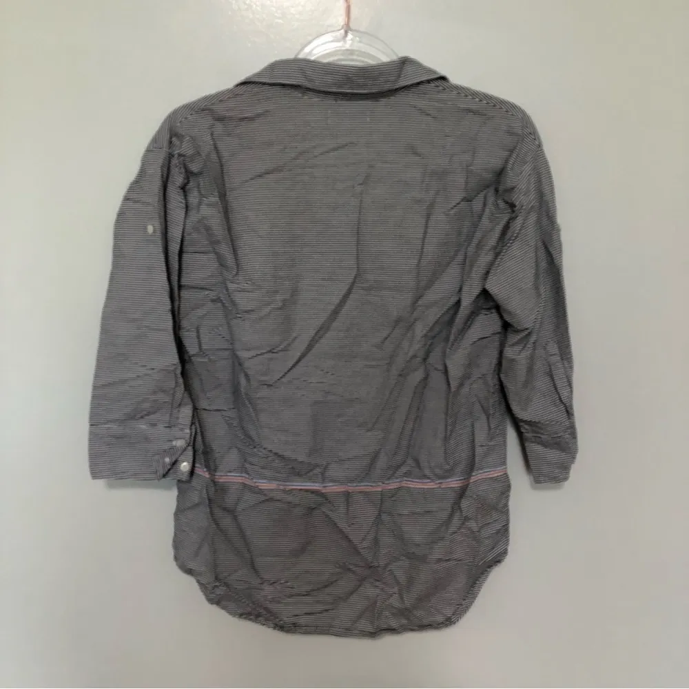 J. Crew Striped Popover Blouse 4 - Image 5