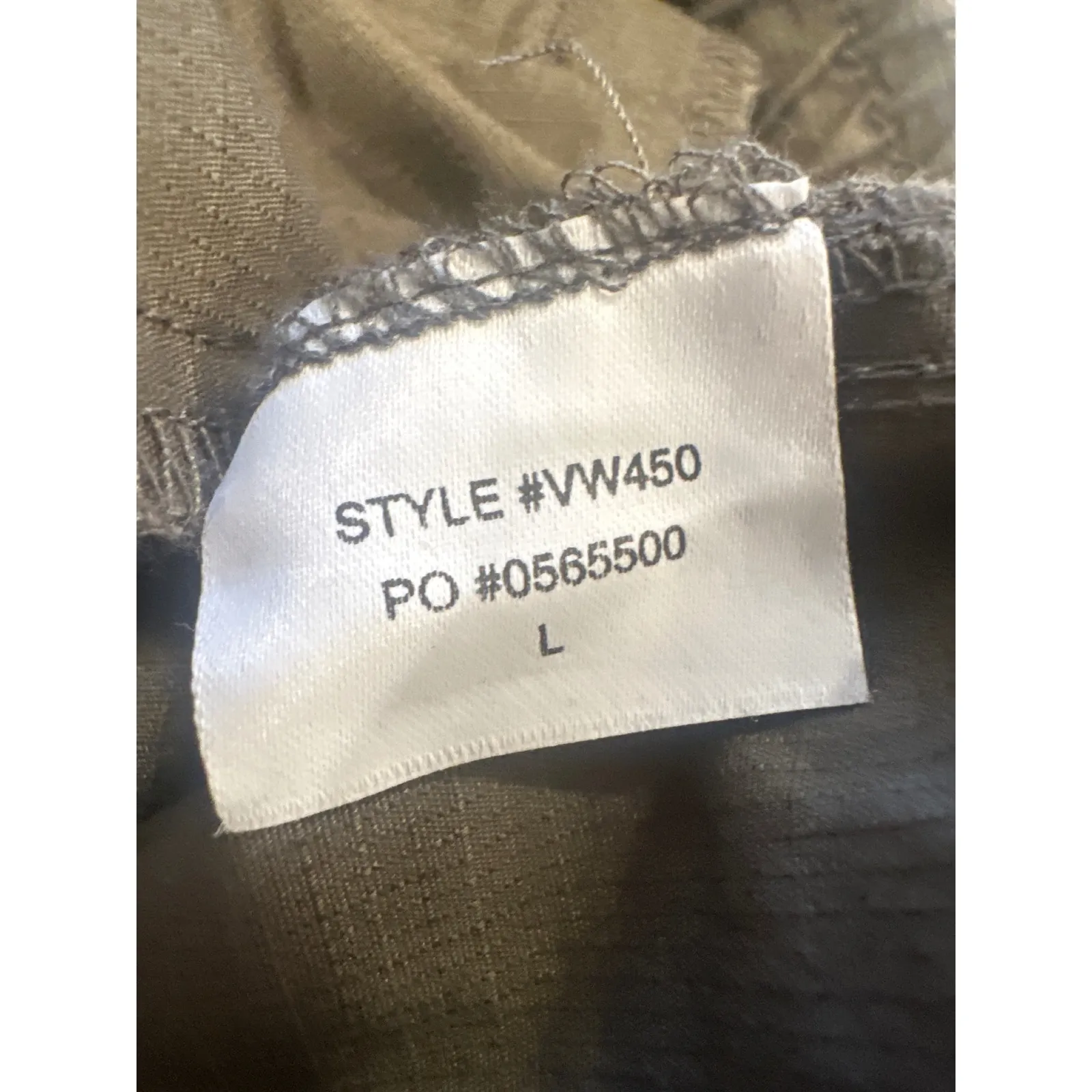 Vuori ripstock Jogger Pants Olive Green boho casual travel Pockets Large - Image 9