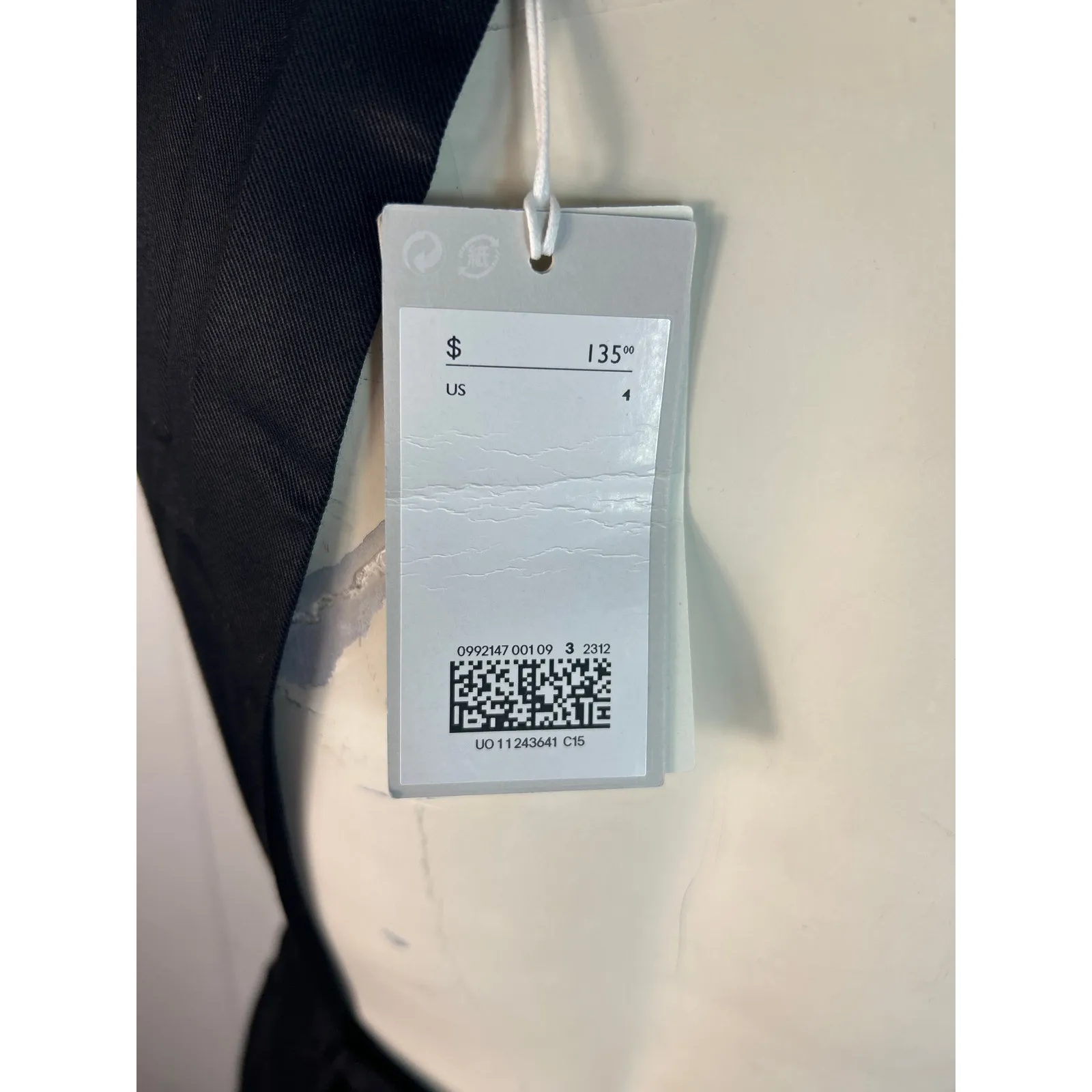 COS Black jumpsuit with Open Back and Wide Leg and adjustable waist. NWT. Size 4 - Image 5