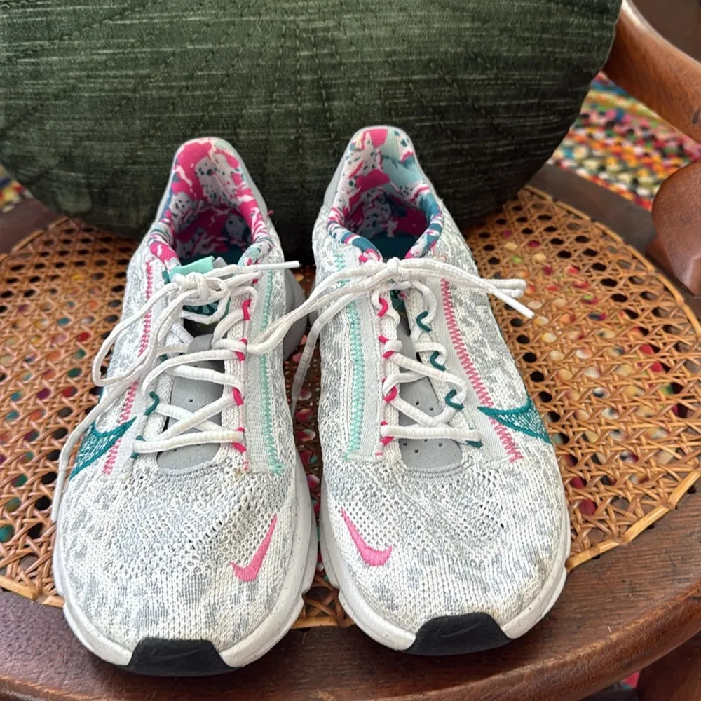 Women’s Nike Superrep Go 3 Multicolor Flyknit Lace Up Athletic Running Shoes - Image 4