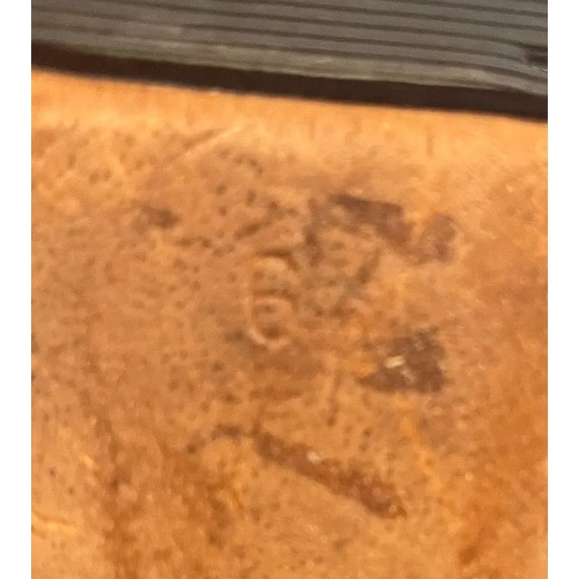 Vintage MIA Wooden Black Leather Strappy Slingback Heel Sandal Women's Size 6 - Image 8