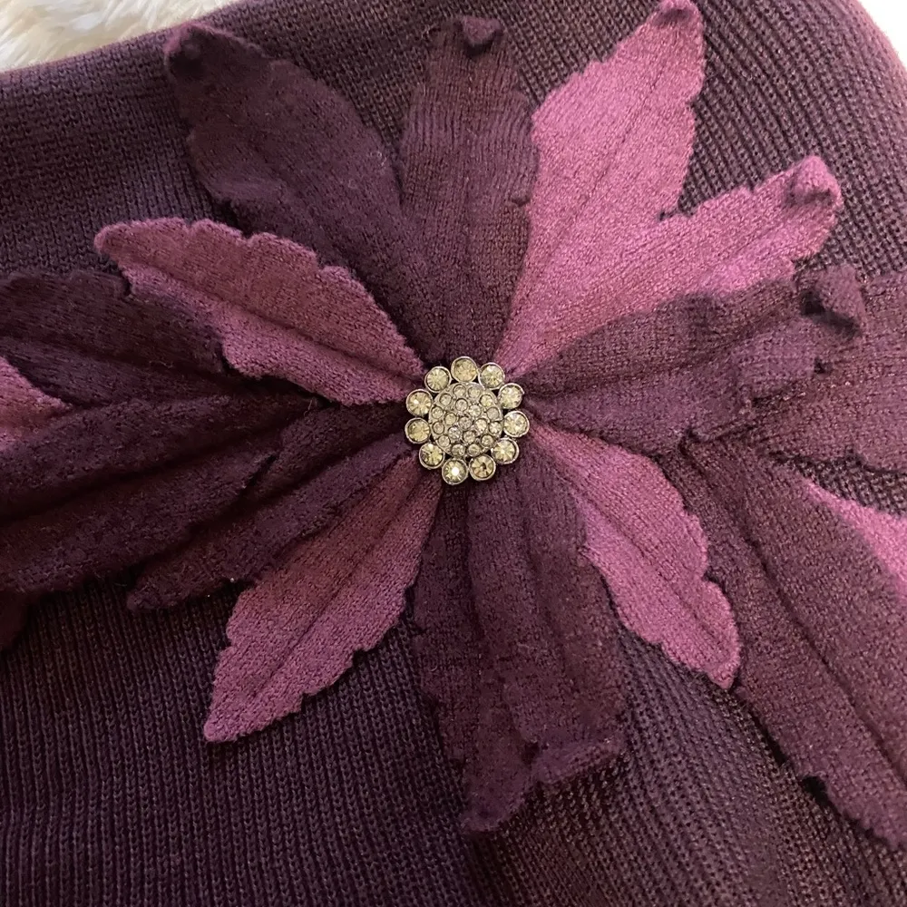 Adrianna papell long sleeve off the shoulder top - Image 2