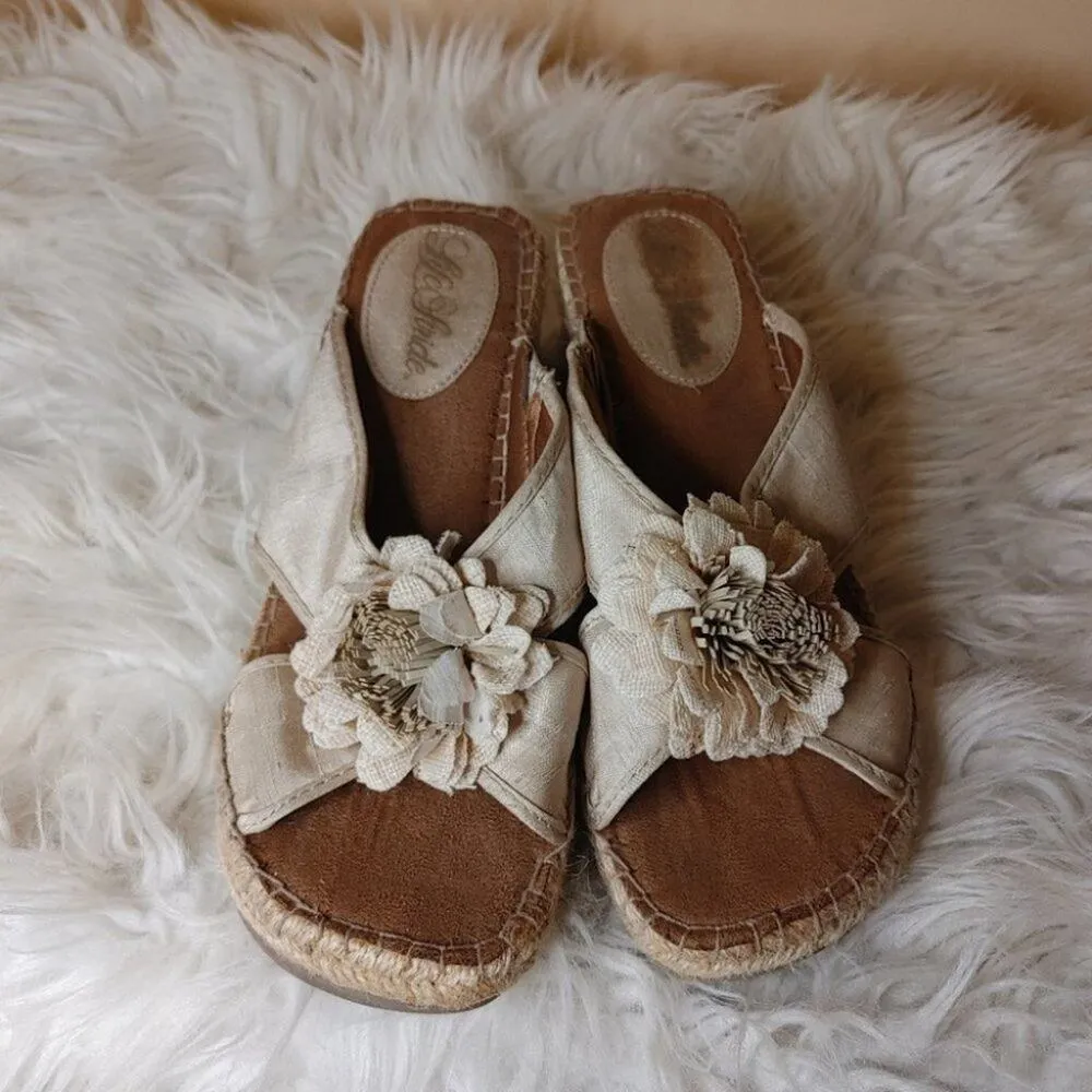 Life Stride Flower Heel Chic Cute Size 8 1/2 Ridley 8.5 Shoes Floral Boho Vaca - Image 10