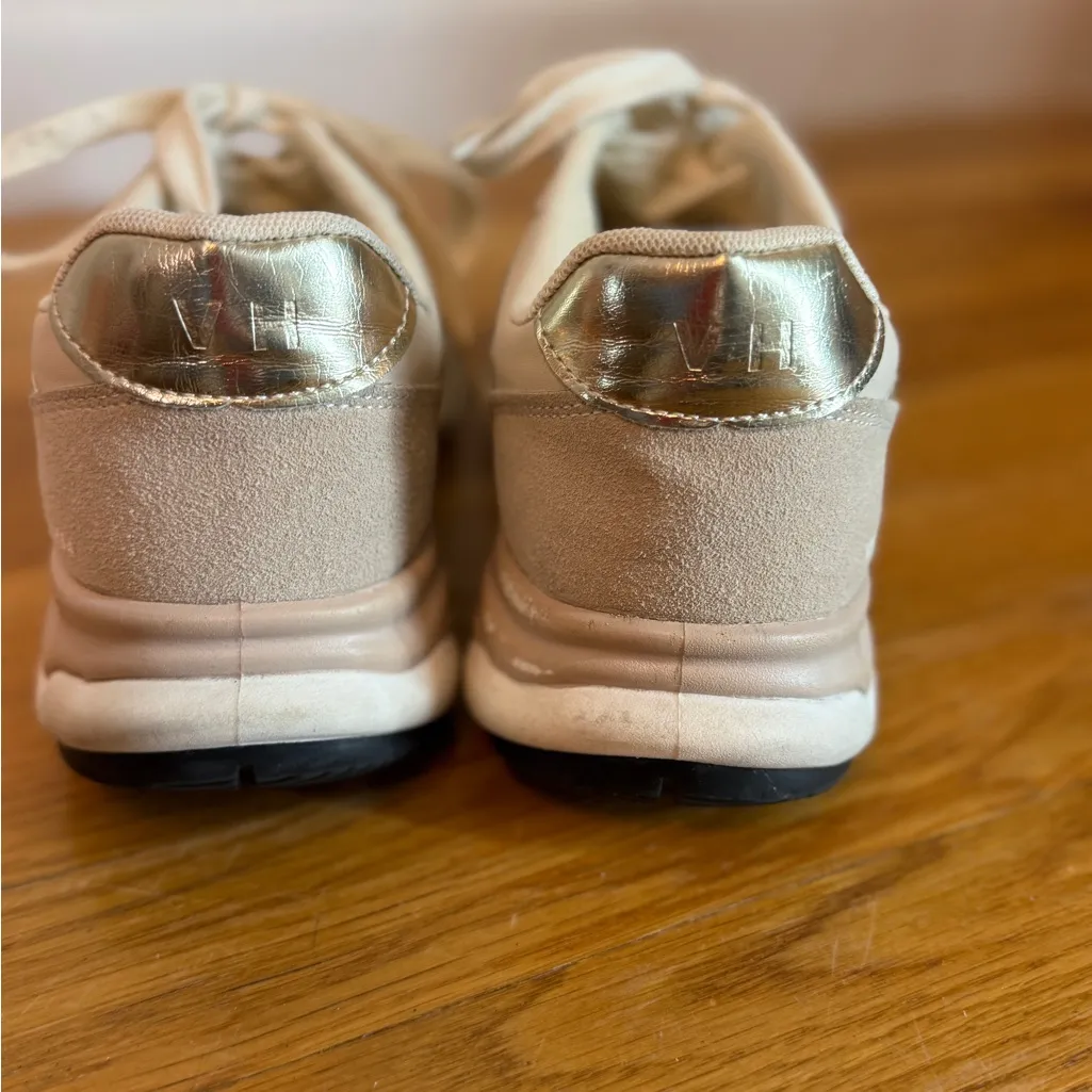 Vintage Havana Women’s Nude Glitter Star/Tan Sneakers Shoes Casual Size 8.5 - Image 8