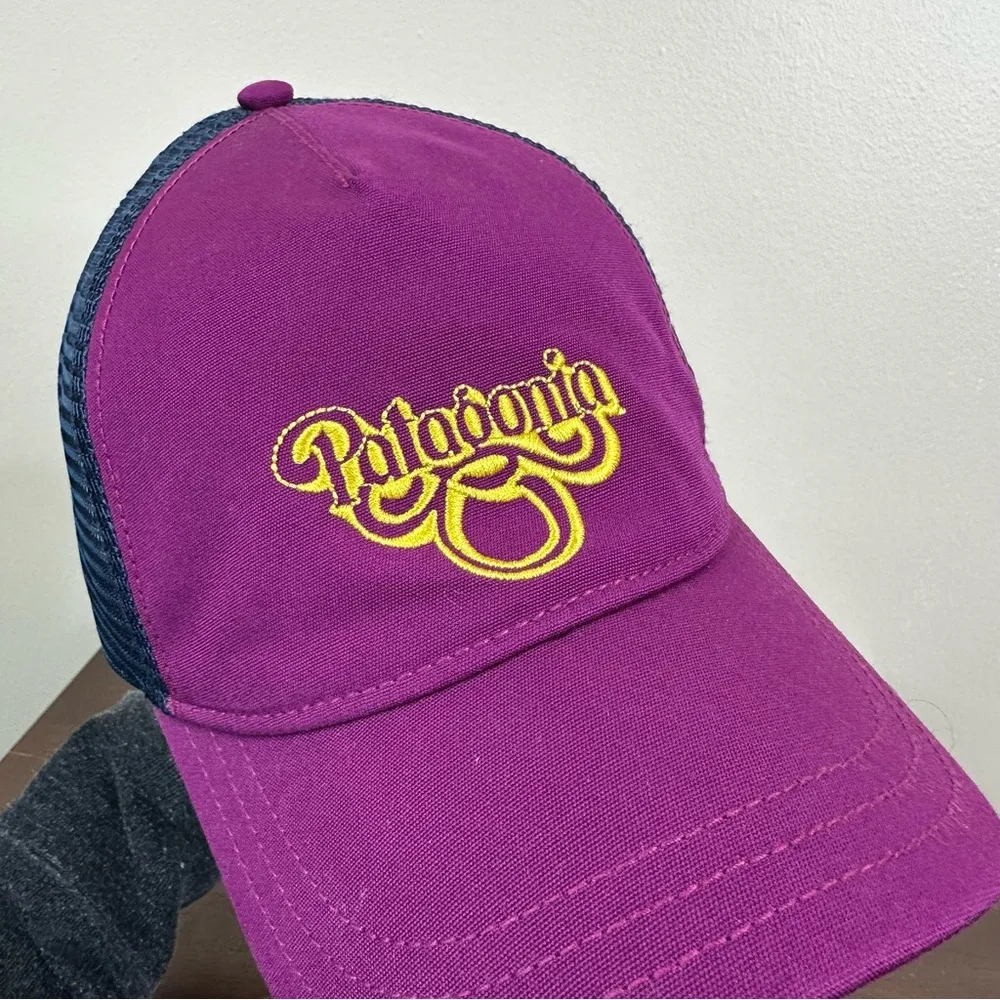 Patagonia Trucker Hat Unisex Snapback Spellout Adjustable - Image 4